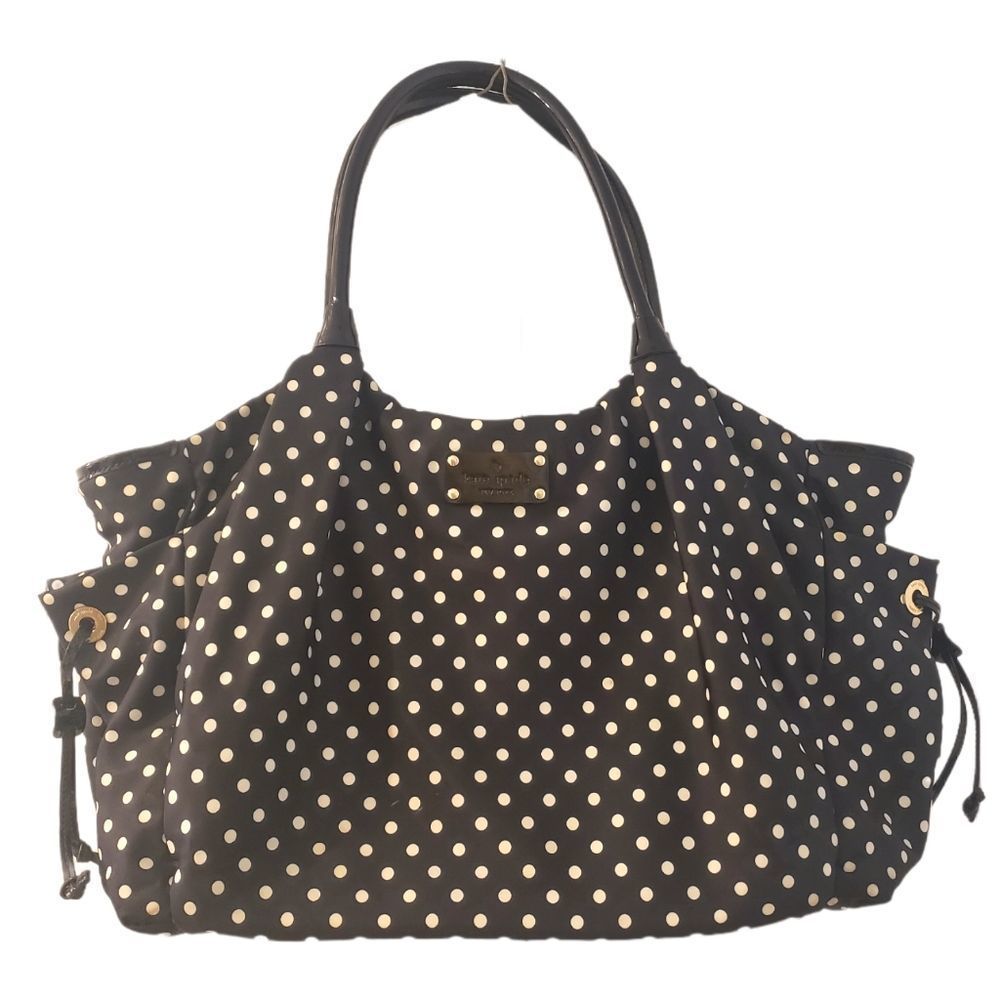 Kate Spade Stevie polka dot diaper bag